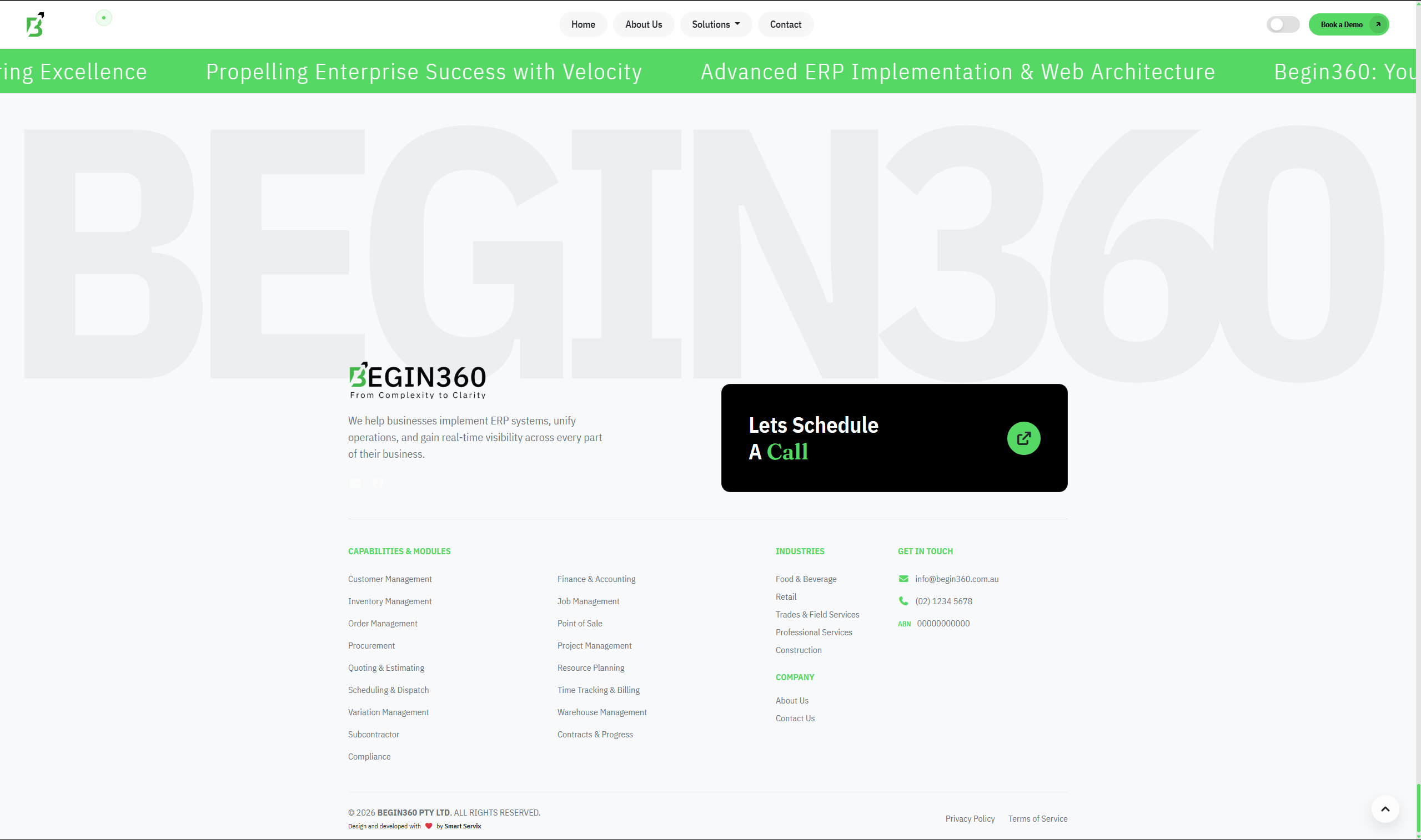 Case Study: How Smart Servix Built Begin360 – Transforming Complex ERP Logic into Digital Clarity
